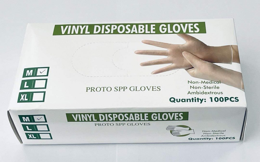 Vinyl Gloves Medium Size